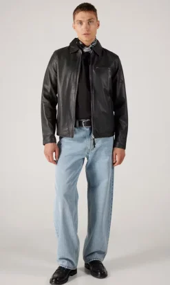 Human Scales Kevättakit|Nahkatakit>miesten nahkatakki Mason Leather Jacket NOS,