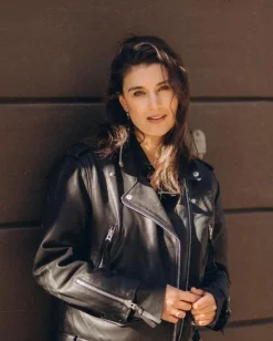 Human Scales Kevättakit|Nahkatakit>Naisten Nahkatakki, LEAH LEATHERJACKET