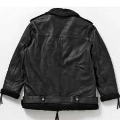 Human Scales Kevättakit|Nahkatakit>Naisten Nahkatakki Emilia Nahkatakki Karvalla