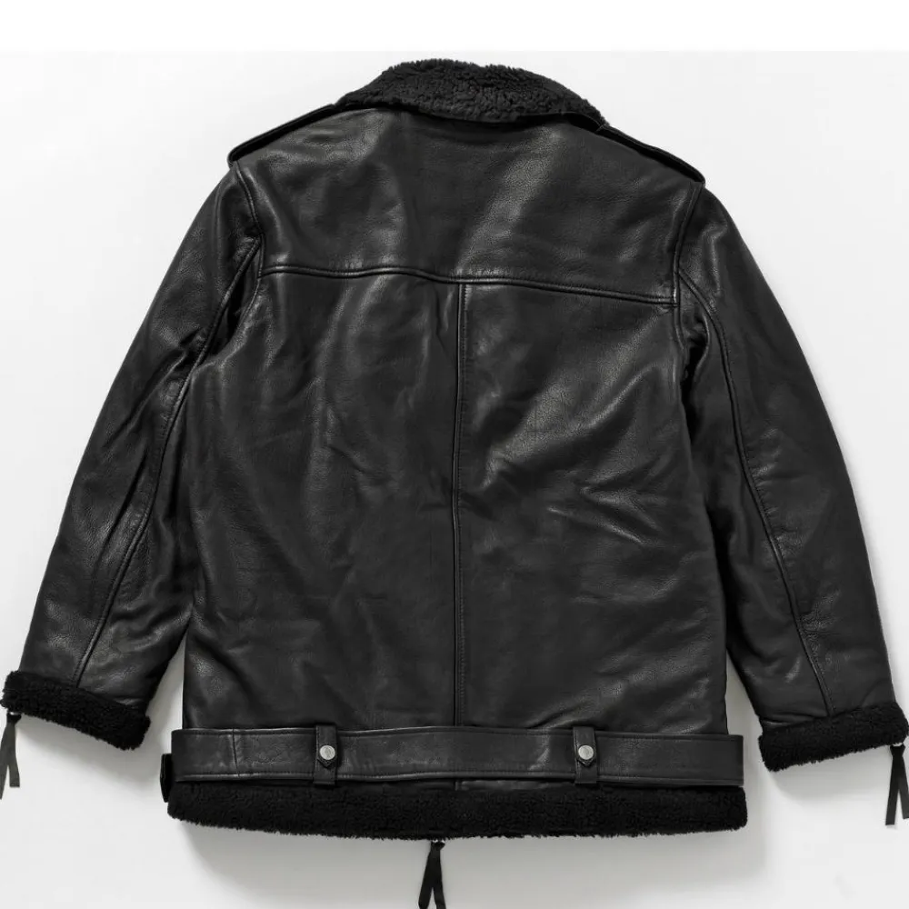 Human Scales Kevättakit|Nahkatakit>Naisten Nahkatakki Emilia Nahkatakki Karvalla