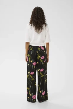 Inwear Suorat Housut Ja Kangashousut|Kaikki Housut Ja Farkut>naisten housut Lucilleiw Pant, kukallinen kuosi