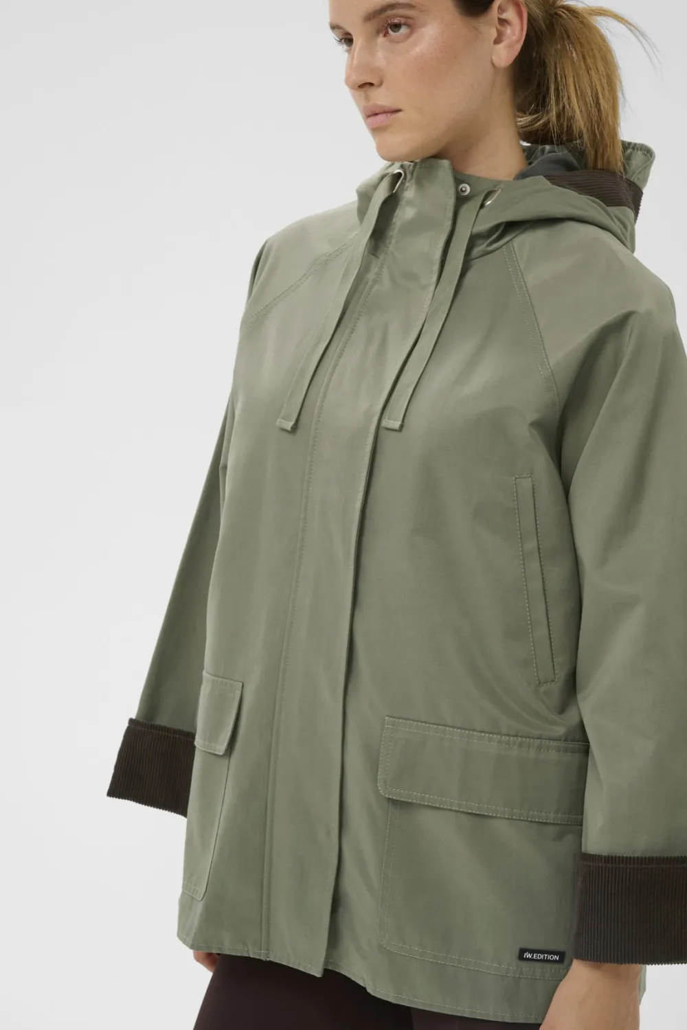 Inwear Talvitakit|Kaikki Takit Ja Bleiserit>naisten takki GracelynnIW Hooded Jacket, vihreä