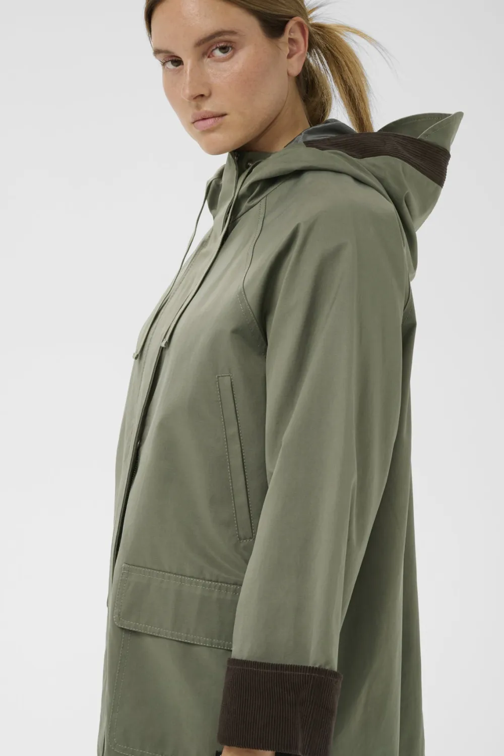 Inwear Talvitakit|Kaikki Takit Ja Bleiserit>naisten takki GracelynnIW Hooded Jacket, vihreä