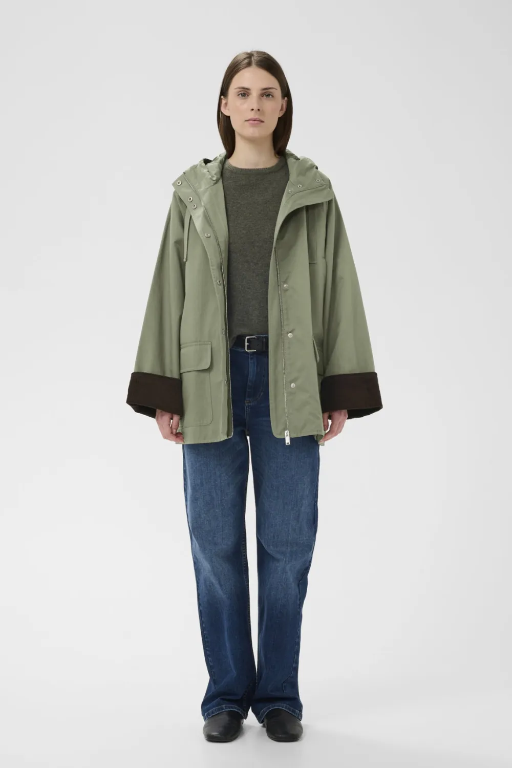 Inwear Talvitakit|Kaikki Takit Ja Bleiserit>naisten takki GracelynnIW Hooded Jacket, vihreä