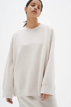 Inwear Collegepaidat|Kaikki Paidat>Naisten Väljä Collegepaita, AIDA SWEATSHIRT Luonnonvalkoinen