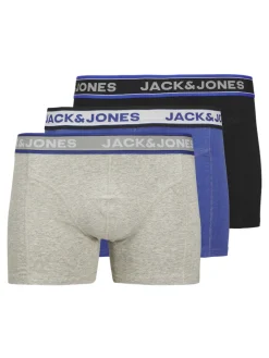 Jack and Jones Junior Alushousut|Kaikki Alusvaatteet Ja Pyjamat>, JACCHRISTIAN SOLID TRUNKS 3 PACK SN JNR Ei Värikoodia