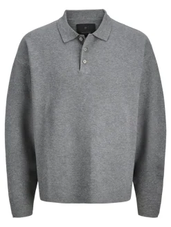 Jack and Jones Junior Neulepuserot|Kaikki Neuleet>lasten neulepusero JPRBLABRADFORT KNIT POLO LN JNR,