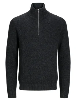 Jack and Jones Junior Neuletakit|Neulepuserot>neulepusero, JPRCCLAMBSWOOL KNIT HALF ZIP