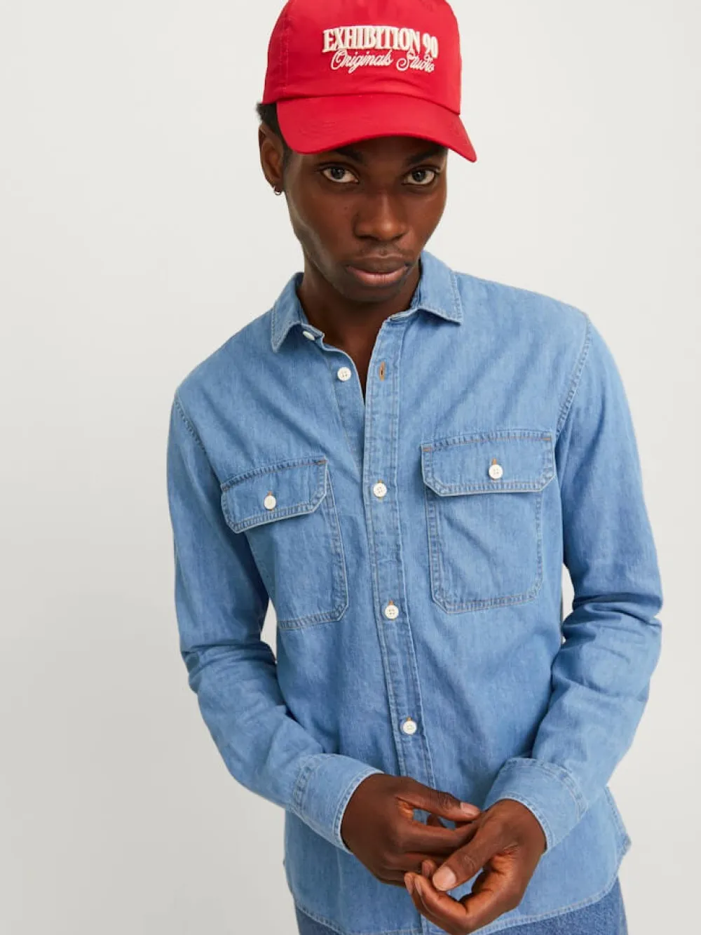 Jack and Jones Kauluspaidat|Kaikki Paidat>miesten farkkupaita, JJETRAVIS SHIRT LS