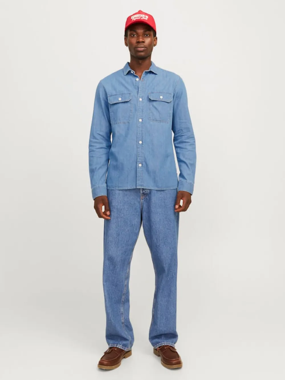 Jack and Jones Kauluspaidat|Kaikki Paidat>miesten farkkupaita, JJETRAVIS SHIRT LS