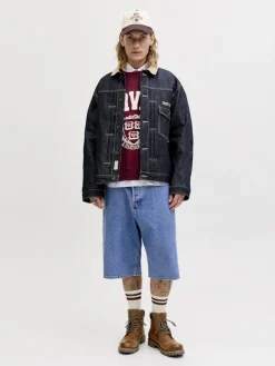 Jack and Jones Shortsit|Kaikki Housut Ja Farkut>miesten farkkushortsit JJIRON JJORIGINAL SHORTS SQ 730 SN,