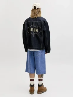 Jack and Jones Shortsit|Kaikki Housut Ja Farkut>miesten farkkushortsit JJIRON JJORIGINAL SHORTS SQ 730 SN,