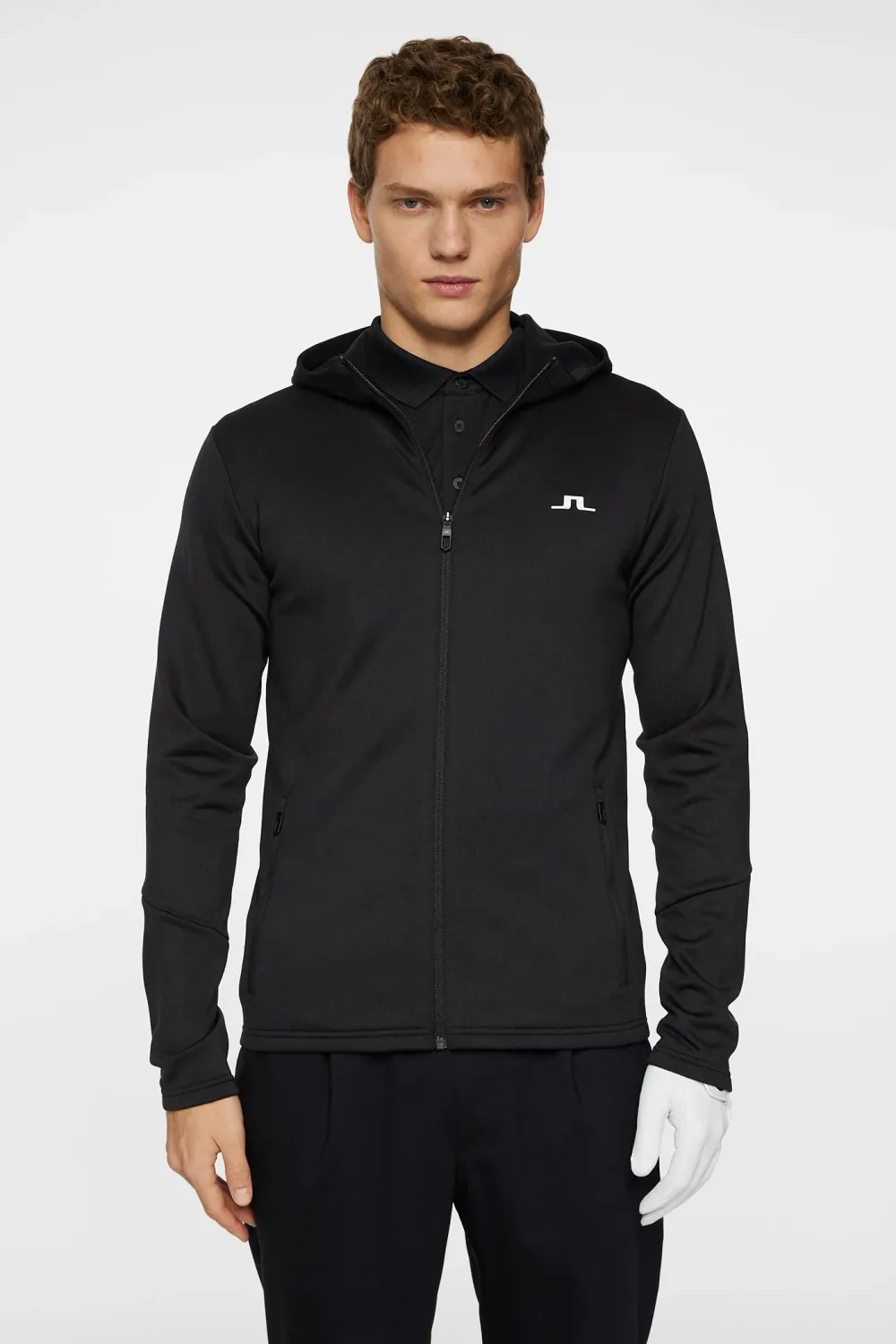 J.Lindeberg Hupparit>miesten huppari, AERIAL FULL ZIP HOOD GOLF