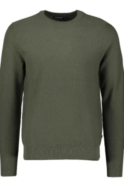 J.Lindeberg Neulepuserot|Kaikki Neuleet>neule, COTTON STRUCTURE Armeijanvihreä