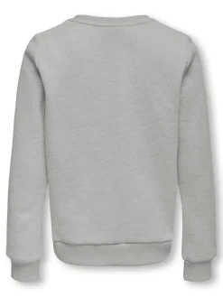 Kids Only Collegepaidat|Kaikki Paidat>lasten college, KOGLENA LS AVANT GARDEN O-NECK Vaaleanharmaa