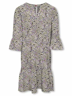 Kids Only Mekot|Kaikki Mekot, Hameet Ja Jumpsuitit>lasten mekko, KOGGLOW LIFE ALBERTE 3/4 DRESS AOP