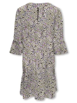 Kids Only Mekot|Kaikki Mekot, Hameet Ja Jumpsuitit>lasten mekko, KOGGLOW LIFE ALBERTE 3/4 DRESS AOP