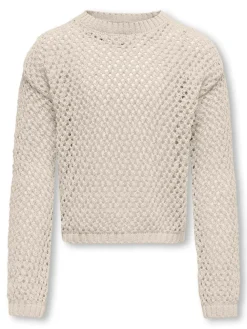 Kids Only Neulepuserot|Kaikki Neuleet>lasten neulepusero, KOGDONNA LIFE O-NECK STRUCTURE KNIT