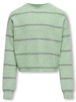 Kids Only Neulepuserot|Kaikki Neuleet>Lasten Neulepusero, KOGFRANCA SHORT STRIPE KNIT NOOS