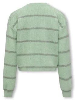 Kids Only Neulepuserot|Kaikki Neuleet>Lasten Neulepusero, KOGFRANCA SHORT STRIPE KNIT NOOS