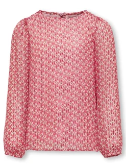 Kids Only Pitkähihaiset Paidat|Kaikki Paidat>lasten paita, KOGJEVA LS O-NECK TOP