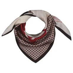 Klement Huivit|Kaikki Asusteet>70 x 70 Linnea Huivi, Kuosi punainen