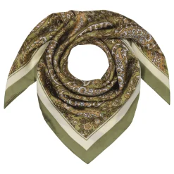 Klement Huivit|Kaikki Asusteet>naisten huivi, LINNEA HUIVI Vihreä Kuosi