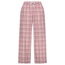 Klement Pyjamat Ja Yöasut|Kaikki Alusasut Ja Pyjamat>naisten pyjamahousut Kia ruutuhousu, vaaleanpunainen