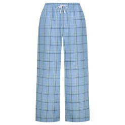 Klement Pyjamat Ja Yöasut|Kaikki Alusasut Ja Pyjamat>naisten pyjamahousut Kia ruutuhousu, sininen