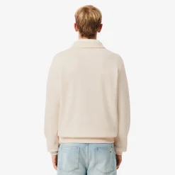 Lacoste Collegepaidat|Kaikki Paidat>miesten collegepaita Classic Fit Polo Collar Ribbed Sweater,
