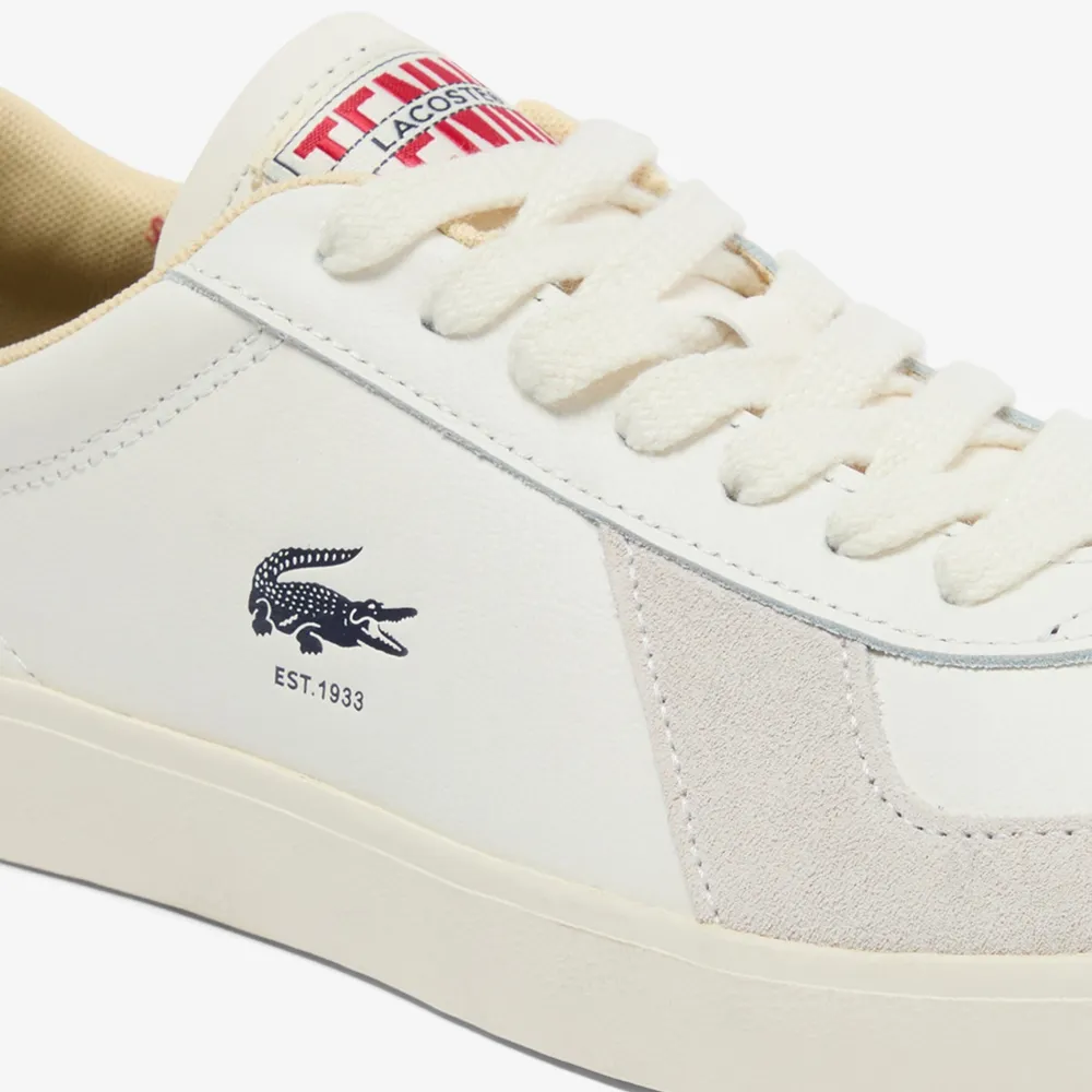 Lacoste Tennarit Ja Lenkkarit|Kaikki Kengät>miesten kengät, MENS BASESHOT PRO SNEAKER TRICOLOR PACK