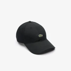 Lacoste Lippikset|Kaikki Päähineet>miesten lippis, COTTON TWILL CAP WITH CROC