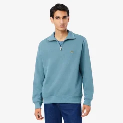 Lacoste Collegepaidat|Kaikki Paidat>Miesten Paita, K HIGH NECK ZIPPED MONOCHROME Indigo