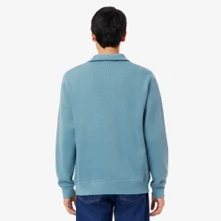 Lacoste Collegepaidat|Kaikki Paidat>Miesten Paita, K HIGH NECK ZIPPED MONOCHROME Indigo