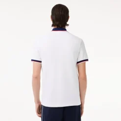 Lacoste Pikeepaidat|Kaikki Paidat>Miesten Pikeepaita, REGULAR FIT STRECH COTTON PIQUE CONTRAST