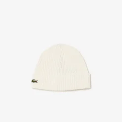 Lacoste Pipot|Kaikki Päähineet>miesten pipo, SOFT WOOL RIBBED BEANIE