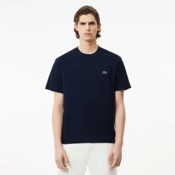 Lacoste Kaikki Paidat|T-Paidat>Miesten T-Paita, MID WEIGHT COTTON JERSEY T-SHIRT NOS
