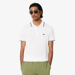 Lacoste Pikeepaidat|Kaikki Paidat>n miesten pikeepaita, RIBBED COLLAR SHIRT