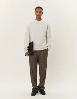 Les Deux Collegepaidat|Kaikki Paidat>college, CREW SWEATSHIRT Vaaleanharmaa