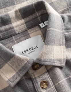 Les Deux Kauluspaidat>Miesten Flanellipaita, LENNON CHECK
