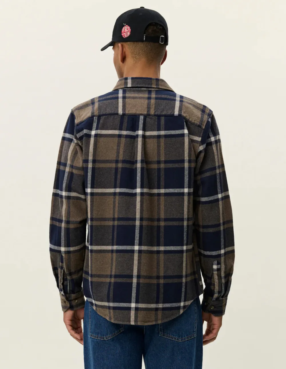Les Deux Kauluspaidat|Kaikki Paidat>miesten flanellipaita, JEREMY CHECK FLANNEL SHIRT