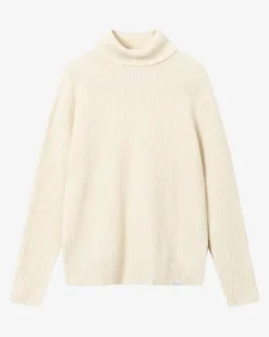 Les Deux Neulepuserot|Kaikki Neuleet>miesten neule, EDDIE WOOL RIB ROLL NECK