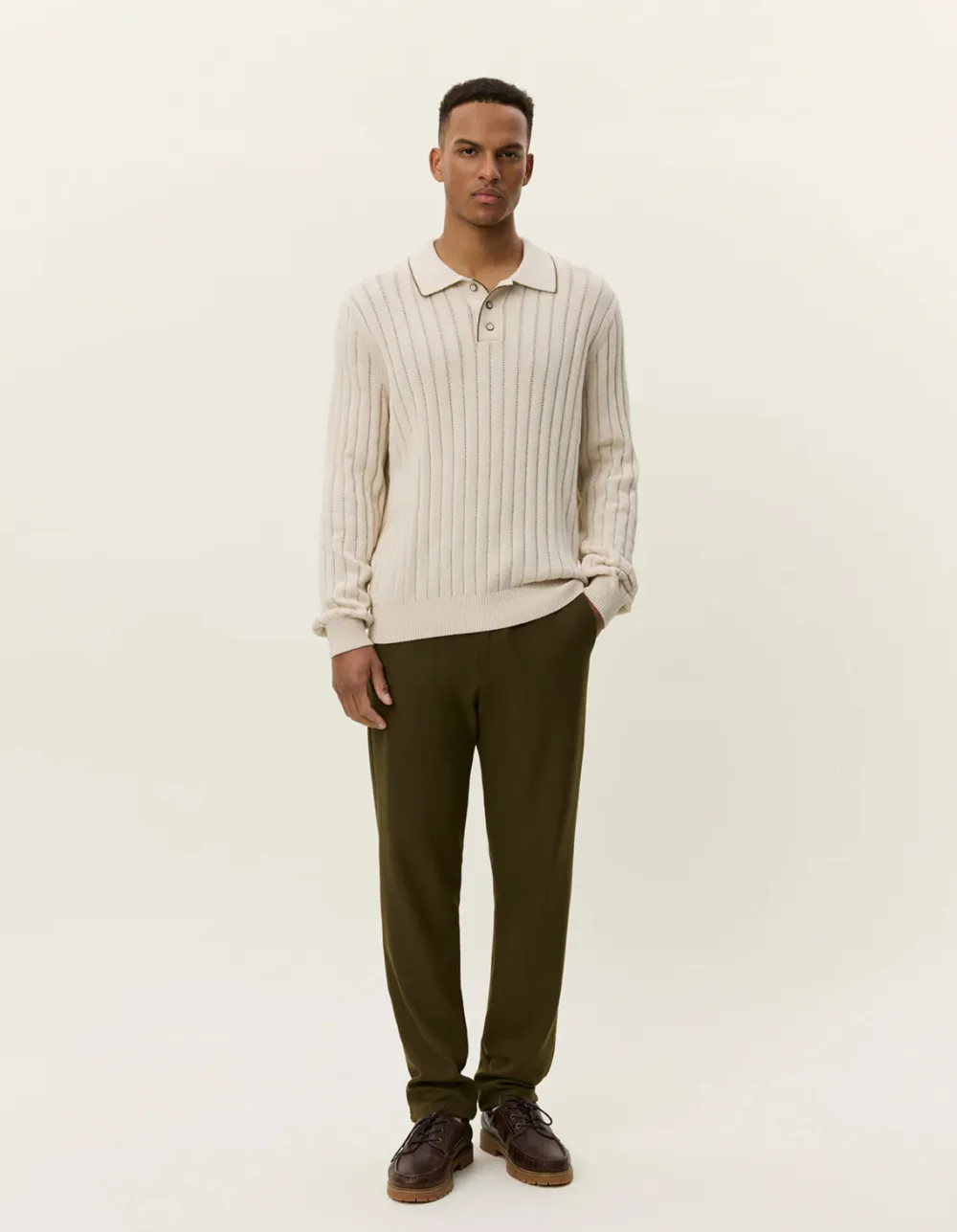 Les Deux Neulepuserot|Kaikki Neuleet>miesten neulepusero, Bogart Rugby Polo Knit