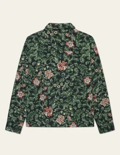 Les Deux Paitatakit|Kaikki Paidat>miesten paitatakki, JAIDEN FLOWER JACQUARD OVERSHIRT