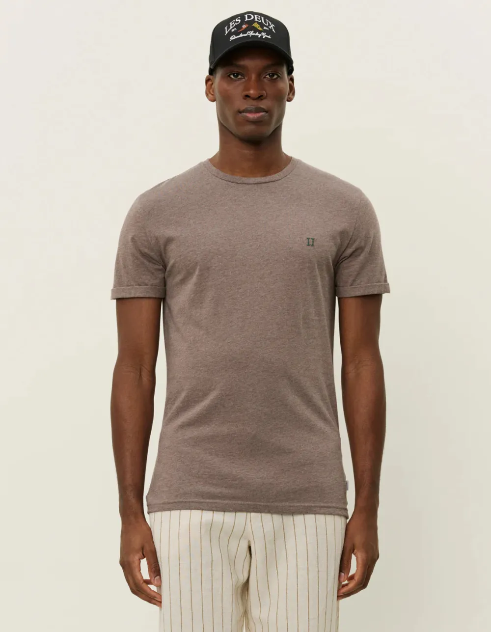 Les Deux T-Paidat|Kaikki Paidat>miesten t-paita, NORREGAARD CONTRAST T-SHIRT