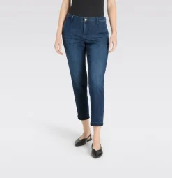 Mac Farkut|Kaikki Housut Ja Farkut>naisten farkut Chino Turn Up, sininen indigo