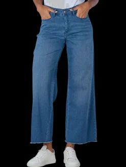 Mac Farkut|Kaikki Housut Ja Farkut>naisten farkut, DREAM WIDE CROPPED Indigo