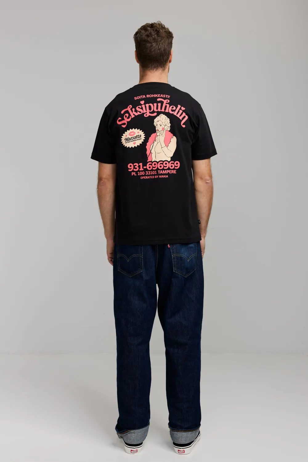 MAKIA x KUMMELI T-Paidat|Kaikki Paidat>Makia Kummeli Seksipuhelin T-shirt,