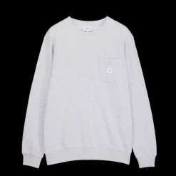 Makia Collegepaidat|Kaikki Paidat>miesten collegepusero, SQUARE POCKET SWEATSHIRT