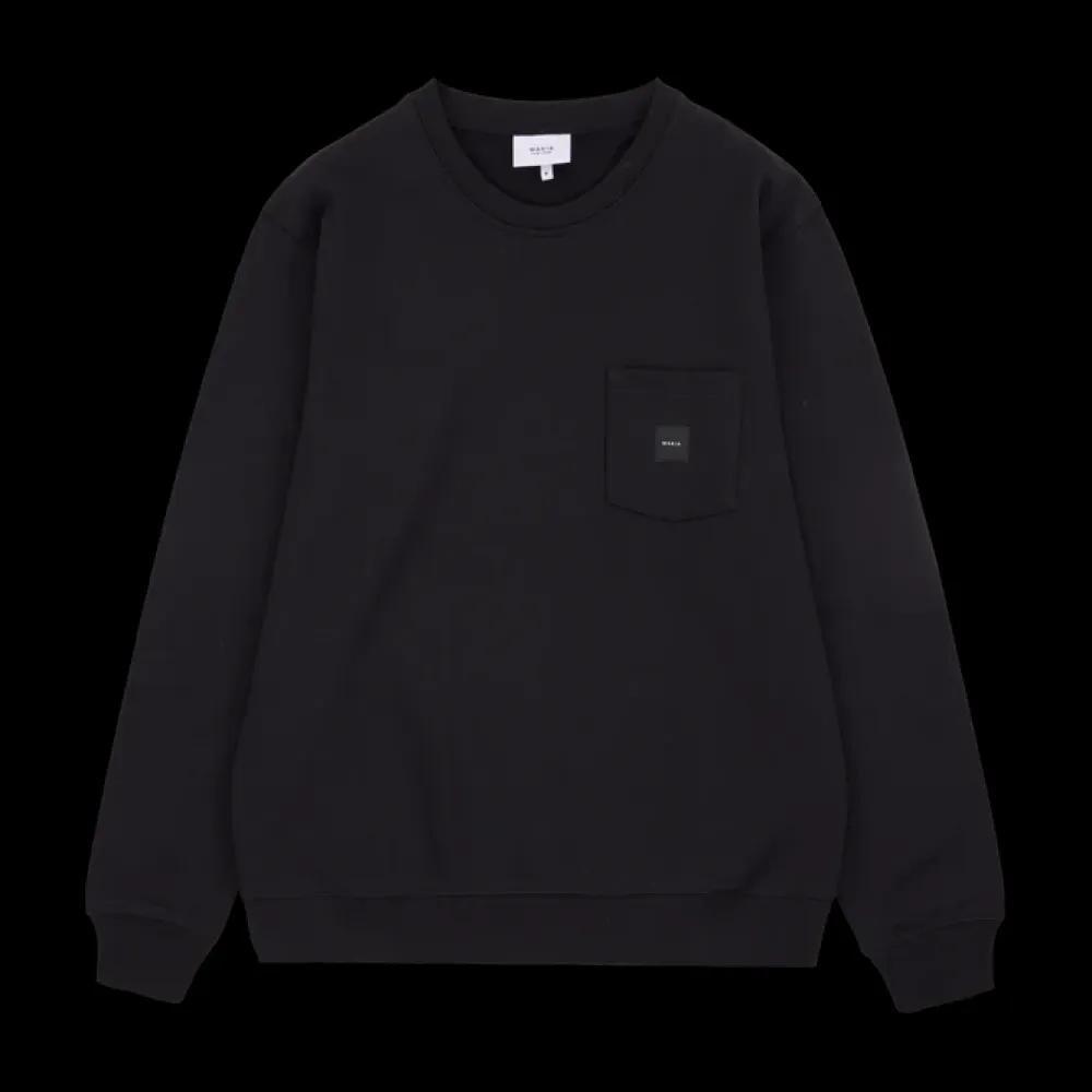 Makia Collegepaidat|Kaikki Paidat>miesten collegepusero, SQUARE POCKET SWEATSHIRT